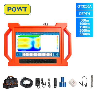 PQWT-GT3200A NUEVO Instrumento portátil de detección de aguas subterráneas de profundidad Detector de agua Aguas subterráneas