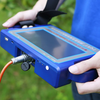 Detector de agua subterránea PQWT S500 con rango de 0 a 2000 mV de triple frecuencia y batería de litio recargable