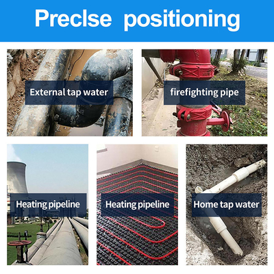 Pqwt-L3000 Detector de fugas de tuberías de 5 m de profundidad para interiores y exteriores Multifuncional