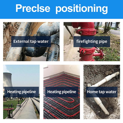 Detector de fugas de tuberías de agua de profundidad de 5 m para interiores y exteriores