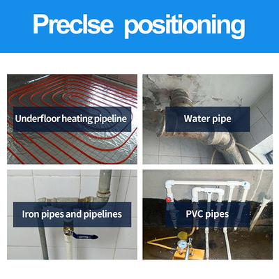 Pqwt-L30 Profundidad 50 cm Herramientas de plomería de vivienda Detector de fugas de tuberías de agua