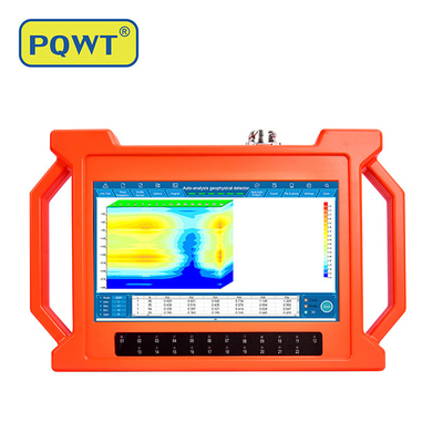 PQWT-GT2000A Aguas profundas subterráneas Pozo de perforación 2000m Análisis automático de mapas 3D Detector de agua subterránea de detección rápida