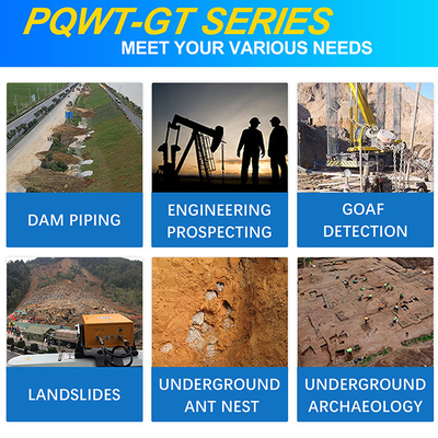 PQWT-GT3200A NUEVO Instrumento portátil de detección de aguas subterráneas de profundidad Detector de agua Aguas subterráneas