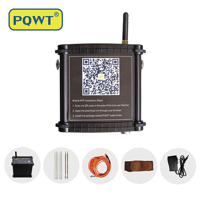 PQWT M400 Detector móvil de agua subterránea buscador subterráneo 400m detecta agua de pozo en el teléfono
