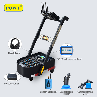 Equipo que sondea ultrasónico del detector de escape del tubo de agua de PQWT 3103 los 9m