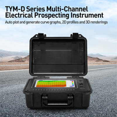 TYM Serie D Detector de agua de pozo de 500 m Buscador subterráneo de 16 canales Equipo de estudio geofísico