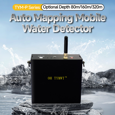 Máquina de detección de agua de pozo de cartografía automática de la serie TYM P Detector móvil de agua subterránea