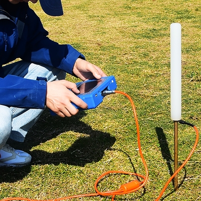 Detector de agua subterránea profunda PQWT S500 de 500 m con pantalla táctil LCD