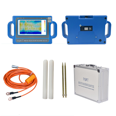 Detector de agua subterránea PQWT S300, 300 m de profundidad, pantalla táctil de 7 pulgadas