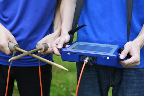 Detector de agua de largo alcance PQWT S500 con profundidad de 100/150/300/500m y rango de medición de 0mV-2000mV