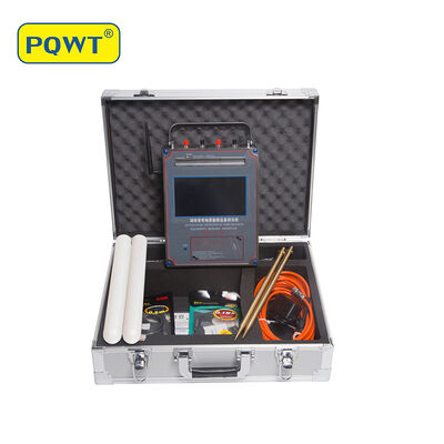 Detector de agua PQWT-TC1200 con pantalla LCD de múltiples frecuencias de 1200 m de profundidad para la detección de aguas subterráneas profundas