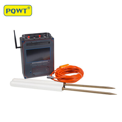 Detector de agua PQWT-TC1200 con pantalla LCD de múltiples frecuencias de 1200 m de profundidad para la detección de aguas subterráneas profundas