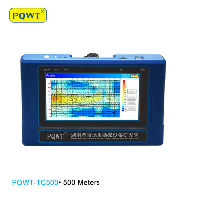 Detector de metales industrial PQWT-TC500 con mapeo automático para detección de agua subterránea a 500m