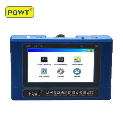 Máquina de detección de agua PQWT TC150 China 150m Detector de agua para pozos profundos Buscador subterráneo