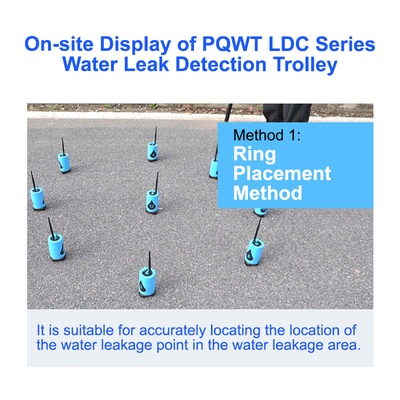 10M Smart Ball Trolley de detección de fugas de agua PQWT LDC 9m Profundidad