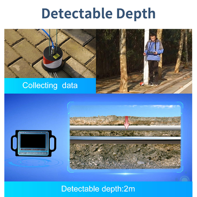 Equipo ultrasónico los 2M PQWT CL200 4000mAh del detector de sonidos del escape del agua