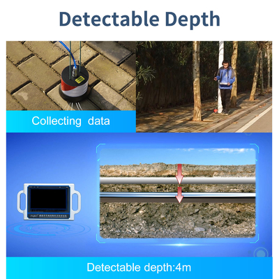 4 metros instalan tubos el detector de la salida de la pared del agua del espectro de la tubería de la presión de sistema de la detección de escape