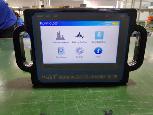 Máquina subterráneo los 6m del detector de escape del tubo de PQWT CL600 para la tubería de la casa