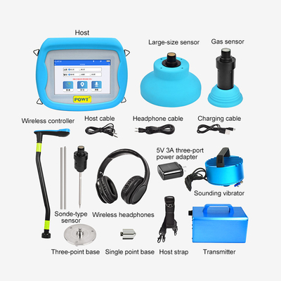 Sensores inalámbricos 10m Bluetooth del detector de escape del agua subterránea del tubo