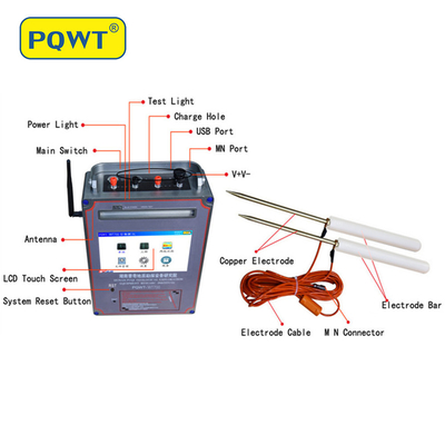 Instrumento subterráneo de la detección del agua mineral del equipo geológico de la exploración de PQWT WT700