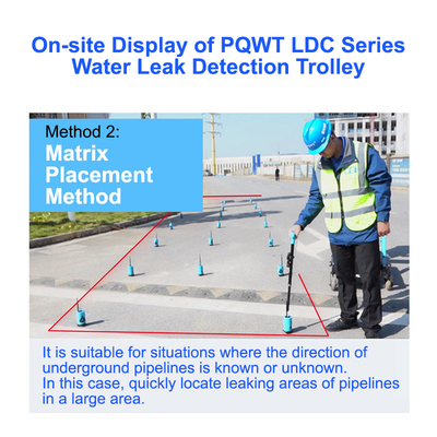 Detector de fugas de tuberías de agua de ultrasonido subterráneo LDC 15M 9m