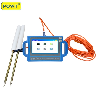 Detector de agua PQWT S500, 500 m de profundidad, pantalla táctil de 7 pulgadas