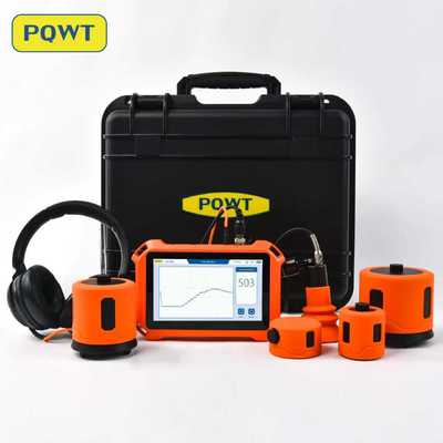 Detector de fugas insignia PQWT-125E con pantalla de forma de onda en tiempo real Filtración de ruido y análisis inteligente de borde para tuberías de agua