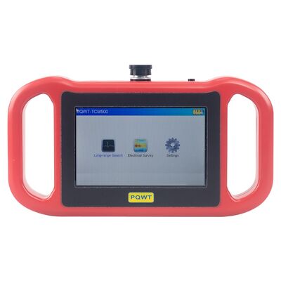 Detector de prospección geofísica de agua PQWT-TCM150 con rango de búsqueda en superficie de 1500 m, 33 frecuencias y batería de litio recargable