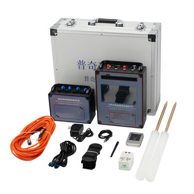 Detector de agua PQWT-TC1200 con pantalla LCD de múltiples frecuencias de 1200 m de profundidad para la detección de aguas subterráneas profundas