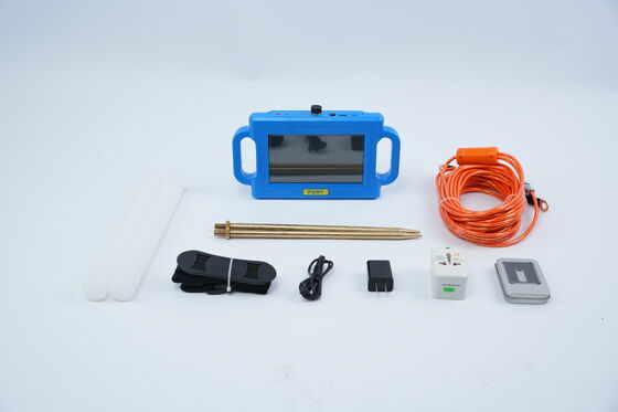 Detector de agua subterránea profunda PQWT S500 de 500 m con pantalla táctil LCD