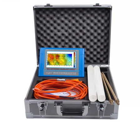 Detector geofísico del agua PQWT-TC500 500 metros de poder de 4000mAh